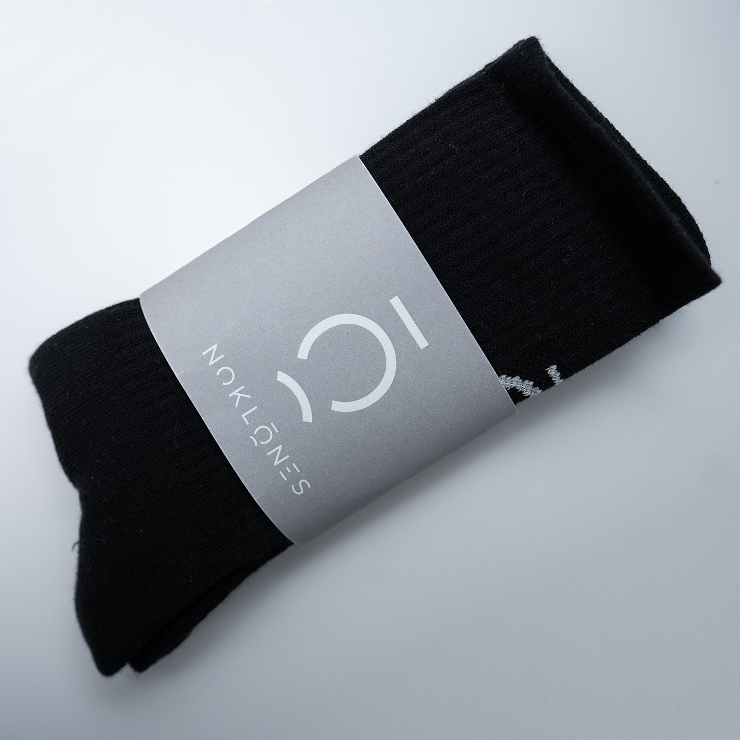 Socks Black Logo