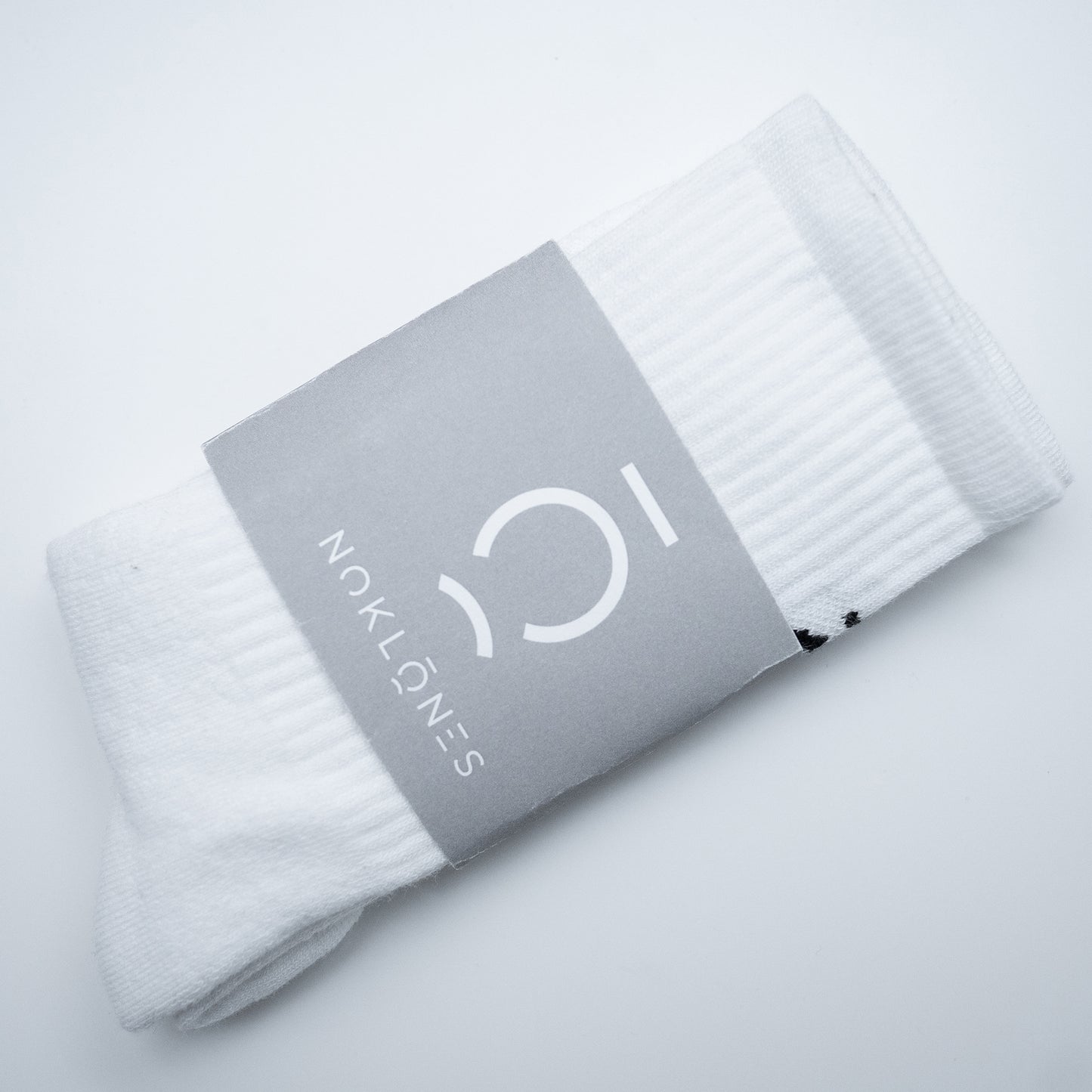 Socks White Logo